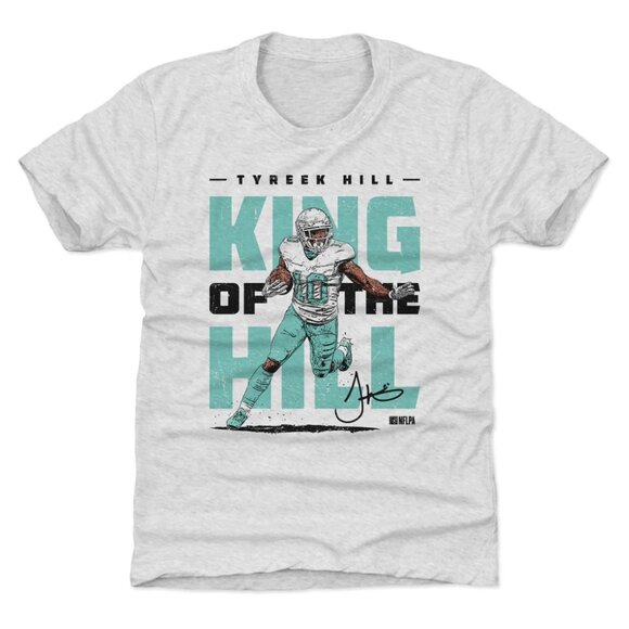 Tyreek Hill Youth Football Miami Dolphins Player Graphic Fan T-Shirt 90 - Picture 1 of 5
